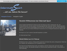 Tablet Screenshot of odermatt-sport.ch